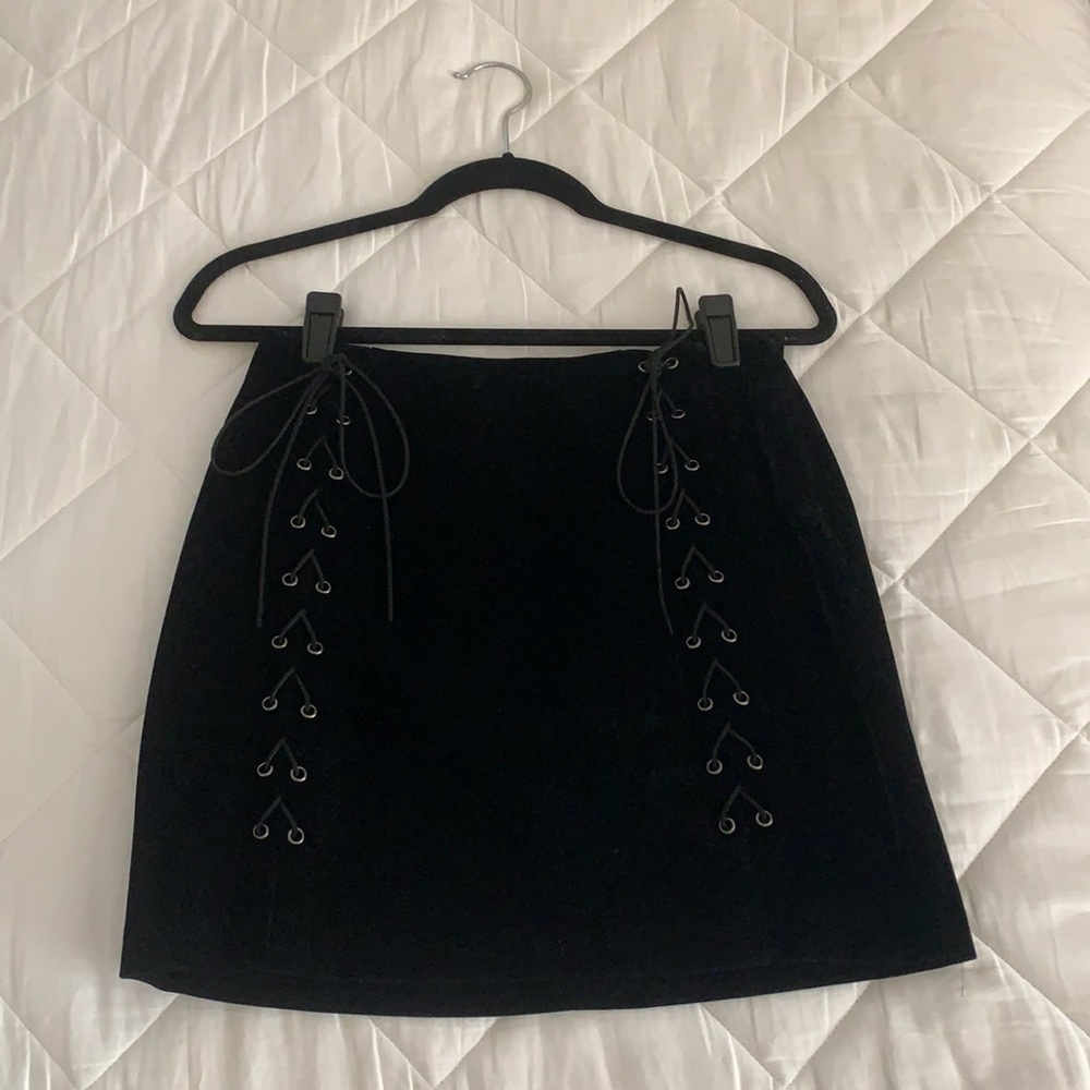 Endless Rose Velvet Mini Skirt